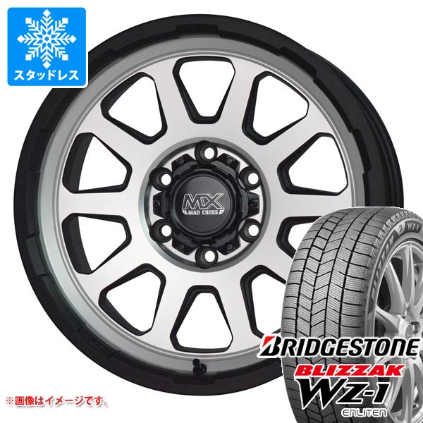 【タイヤ交換対象】トヨタ ハイラックス 120系用 スタッドレス ブリヂストン ブリザック WZ-1 265/65R17 112Q 2025年10月発売サイズ マッドクロスレンジャー タイヤホイール4本セット|タイヤマックス