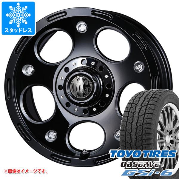 【タイヤ交換対象】5本セット ジムニー JB64W用 スタッドレス トーヨー オブザーブ GSi-6 215/70R16 100Q クリムソン MG デーモン タイヤホイール5本セット|タイヤマックス