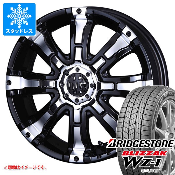 【タイヤ交換対象】スズキ ハスラー用 スタッドレス ブリヂストン ブリザック WZ-1 165/60R15 77Q クリムソン MG ビースト タイヤホイール4本セット｜タイヤマックス