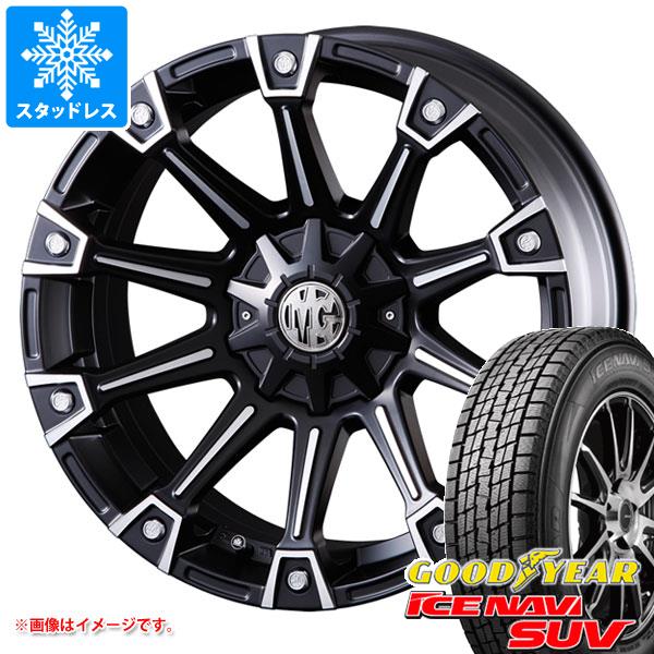 【タイヤ交換対象】スタッドレスタイヤ グッドイヤー アイスナビ SUV 265/70R17 115Q & クリムソン MG モンスター 8.0-17 タイヤホイール4本セット265/70-17 GOODYEAR ICE NAVI SUV|タイヤマックス