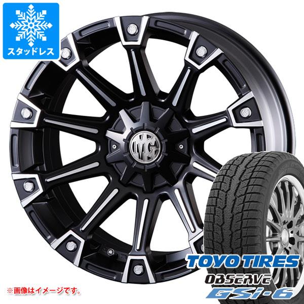 【タイヤ交換対象】5本セット FJクルーザー 10系用 スタッドレス トーヨー オブザーブ GSi-6 265/70R17 115Q クリムソン MG モンスター タイヤホイール5本セット|タイヤマックス