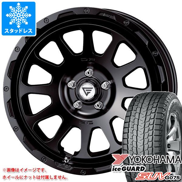 【タイヤ交換対象】トヨタ ランドクルーザー250用 スタッドレス ヨコハマ アイスガード SUV G075 265/70R18 116T XL デルタフォース オーバル タイヤホイール4本セット