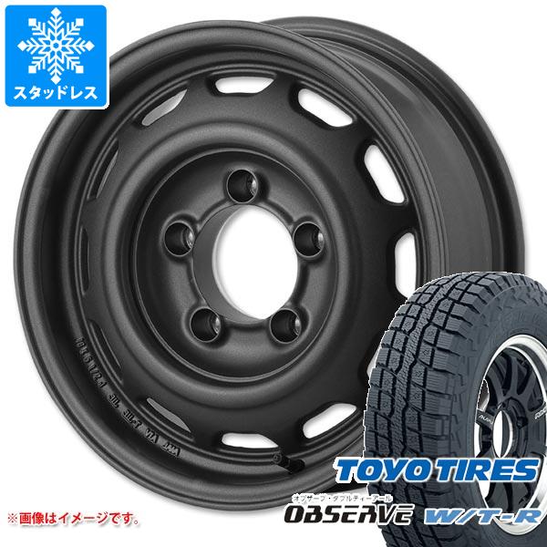 【タイヤ交換対象】5本セット スズキ ジムニーノマド JC74W用 スタッドレス トーヨー オブザーブ WTR 185/85R16 105/103N LT アピオ ワイルドボア ベンチュラ タイヤホイール5本セット