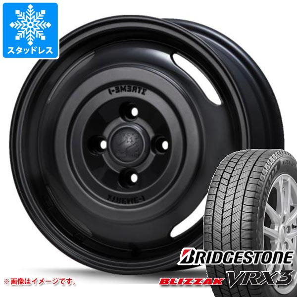 【タイヤ交換対象】ハスラー用 スタッドレス ブリヂストン ブリザック VRX3 165/70R14 81Q MLJ エクストリームJ ジャーニー タイヤホイール4本セット