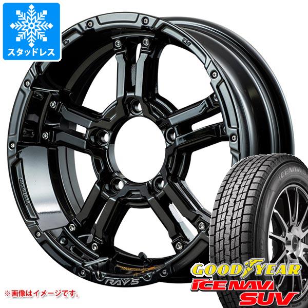 【タイヤ交換対象】スズキ ジムニーノマド JC74W用 スタッドレス グッドイヤー アイスナビ SUV 215/70R16 100Q レイズ デイトナ FDX-J コレクション タイヤホイール4本セット