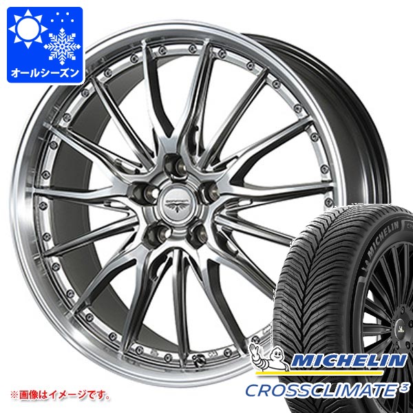 オールシーズン 225/45R19 96W XL ミシュラン クロスクライメート3 ドルフレン ヒューヴァー 8.0-19 タイヤホイール4本セット｜タイヤマックス