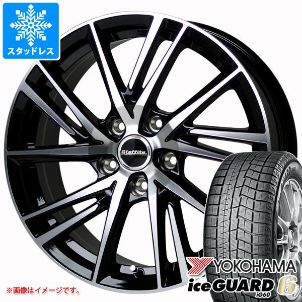【タイヤ交換対象】スタッドレスタイヤ ヨコハマ アイスガードシックス iG60 205/50R16 87Q & ラフィット LW-06 2 6.5-16 タイヤホイール4本セット205/50-16 YOKOHAMA iceGUARD 6 iG60|タイヤマックス