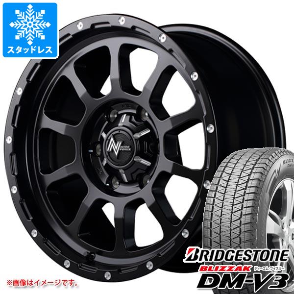 【タイヤ交換対象】5本セット FJクルーザー 10系用 スタッドレス ブリヂストン ブリザック DM-V3 265/70R17 115Q ナイトロパワー M10 パーシング タイヤホイール5本セット|タイヤマックス