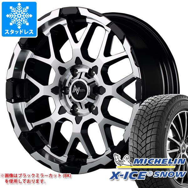 【タイヤ交換対象】ランドクルーザー プラド 150系用 スタッドレス ミシュラン エックスアイススノー SUV 265/65R17 112T ナイトロパワー M28 バレット タイヤホイール4本セット