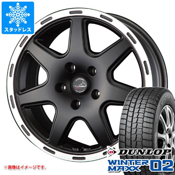 【タイヤ交換対象】ジープ レネゲード BU/BV系用 スタッドレス ダンロップ ウインターマックス02 WM02 215/60R17 96Q ラ・ストラーダ ティラード クロス タイヤホイール4本セット