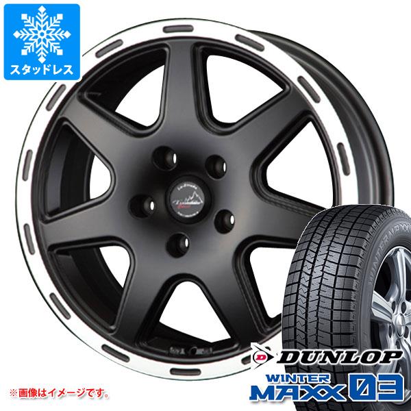【タイヤ交換対象】ジープ レネゲード BU/BV系用 スタッドレス ダンロップ ウインターマックス03 WM03 215/65R16 98Q ラ・ストラーダ ティラード クロス タイヤホイール4本セット｜タイヤマックス