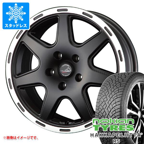 【タイヤ交換対象】ジープ コンパス M624系用 スタッドレス ノキアン ハッカペリッタ R5 SUV 215/65R16 102R XL ラ・ストラーダ ティラード クロス タイヤホイール4本セット