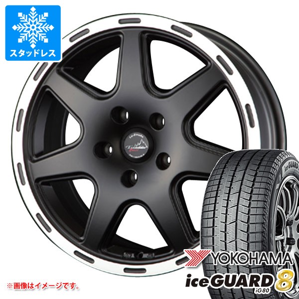 【タイヤ交換対象】ジープ コンパス M624系用 スタッドレス ヨコハマ アイスガードエイト iG80 225/60R17 99Q ラ・ストラーダ ティラード クロス タイヤホイール4本セット