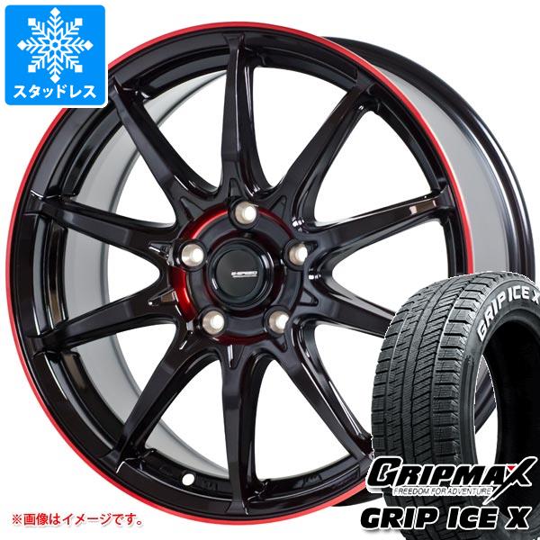 【タイヤ交換対象】スタッドレスタイヤ グリップマックス グリップアイスエックス 205/55R16 91T ホワイトレター ＆ ジースピード P-05R 6.5-16 タイヤホイール4本セット205/55-16 GRIP MAX GRIP ICE X WL