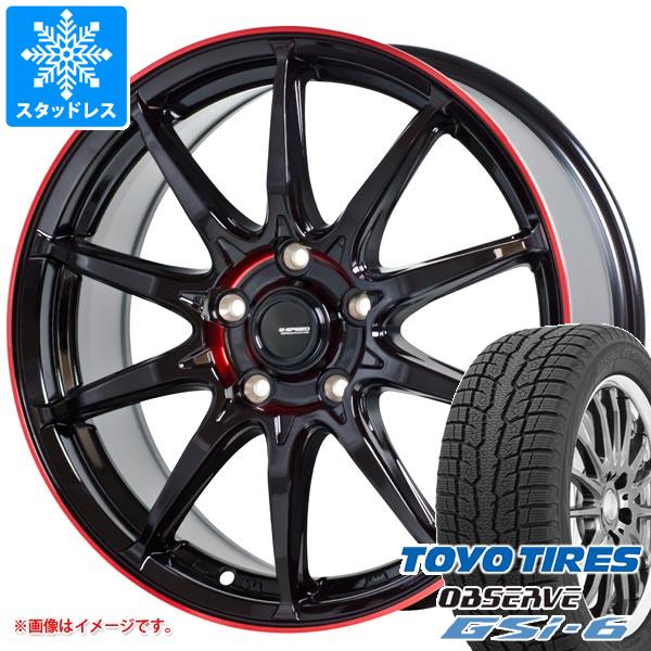 【タイヤ交換対象】スタッドレスタイヤ トーヨー オブザーブ GSi-6 225/70R16 103Q & ジースピード P-05R 6.5-16 タイヤホイール4本セット225/70-16 TOYO OBSERVE GSi-6|タイヤマックス
