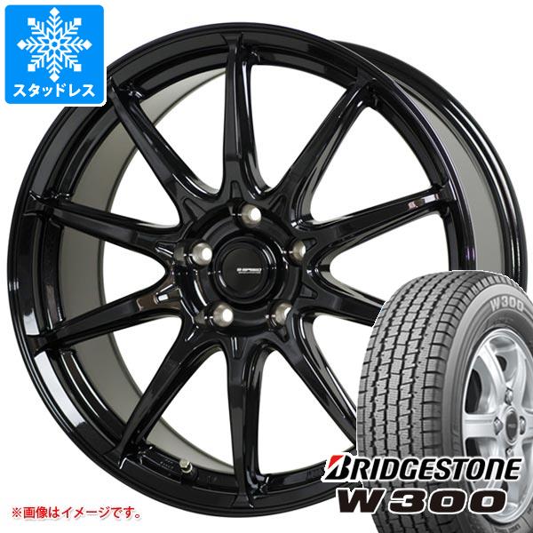 【タイヤ交換対象】スタッドレスタイヤ ブリヂストン W300 145/80R12 80/78N (145R12 6PR相当) ＆ ジースピード G-05 3.5-12 タイヤホイール4本セット145/80-12 BRIDGESTONE W300 38,480円