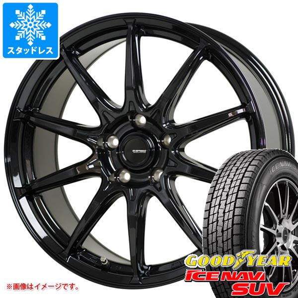 【タイヤ交換対象】スタッドレスタイヤ グッドイヤー アイスナビ SUV 225/70R16 103Q ＆ ジースピード G-05 6.5-16 タイヤホイール4本セット225/70-16 GOODYEAR ICE NAVI SUV