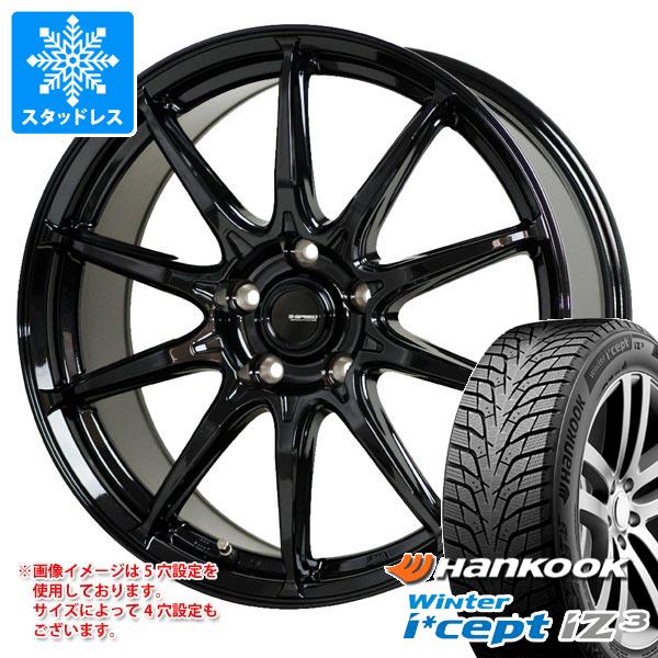 【タイヤ交換対象】スタッドレスタイヤ ハンコック ウィンターアイセプト iZ3 W636 185/65R15 92T XL ＆ ジースピード G-05 タイヤホイール4本セット185/65-15 HANKOOK Winter i cept iZ3 W636