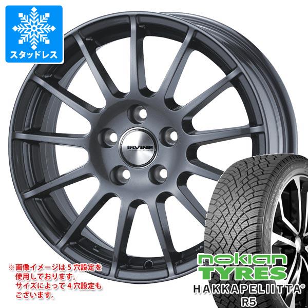 【タイヤ交換対象】メルセデスベンツ W205 Cクラス用 スタッドレス ノキアン ハッカペリッタ R5 225/50R17 98R XL アーヴィン F01 タイヤホイール4本セット|タイヤマックス