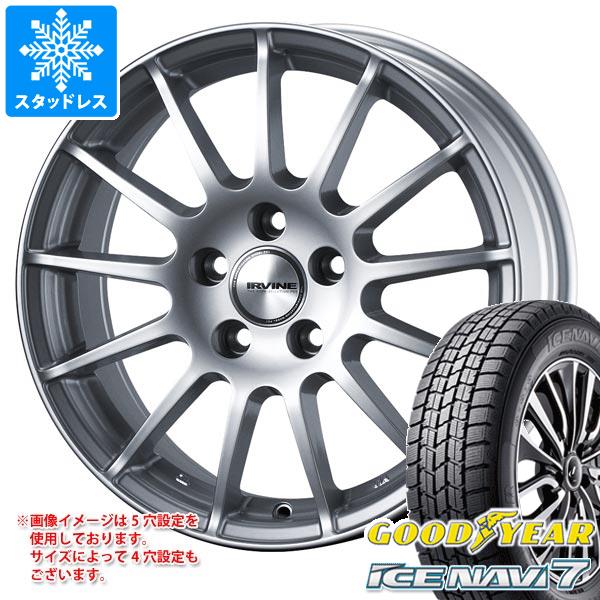 【タイヤ交換対象】ルノー キャプチャー 2RH5F用 スタッドレス グッドイヤー アイスナビ7 205/65R15 94Q アーヴィン F01 タイヤホイール4本セット｜タイヤマックス