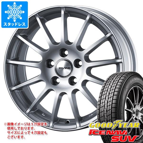 【タイヤ交換対象】アウディ Q3 F3系用 スタッドレス グッドイヤー アイスナビ SUV 215/70R16 100Q アーヴィン F01 タイヤホイール4本セット