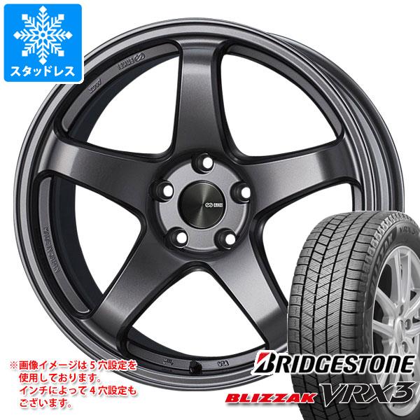【タイヤ交換対象】スタッドレスタイヤ ブリヂストン ブリザック VRX3 165/60R15 77Q ＆ エンケイ パフォーマンスライン PF05 5.0-15 タイヤホイール4本セット165/60-15 BRIDGESTONE BLIZZAK VRX3