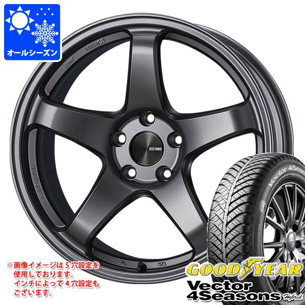 オールシーズン 185/55R16 83H グッドイヤー ベクター 4シーズンズ ハイブリッド エンケイ パフォーマンスライン PF05 6.5-16 タイヤホイール4本セット｜タイヤマックス