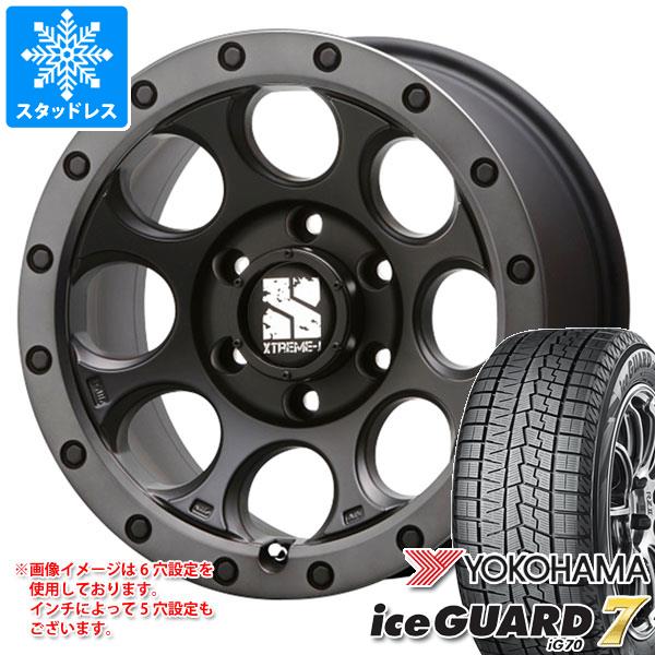 【タイヤ交換対象】スタッドレスタイヤ ヨコハマ アイスガードセブン iG70 225/65R17 102Q & MLJ エクストリームJ XJ03 7.5-17 タイヤホイール4本セット225/65-17 YOKOHAMA iceGUARD 7 iG70|タイヤマックス