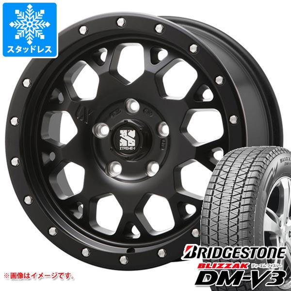 【タイヤ交換対象】デリカD:5用 スタッドレス ブリヂストン ブリザック DM-V3 215/70R16 100Q MLJ エクストリームJ XJ04 タイヤホイール4本セット