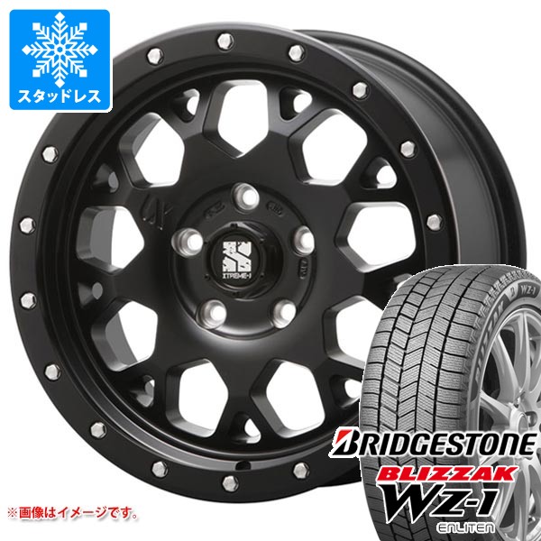【タイヤ交換対象】スタッドレスタイヤ ブリヂストン ブリザック WZ-1 265/65R17 112Q 2025年10月発売サイズ ＆ MLJ エクストリームJ XJ04 8.0-17 タイヤホイール4本セット265/65-17 BRIDGESTONE BLIZZAK WZ-1