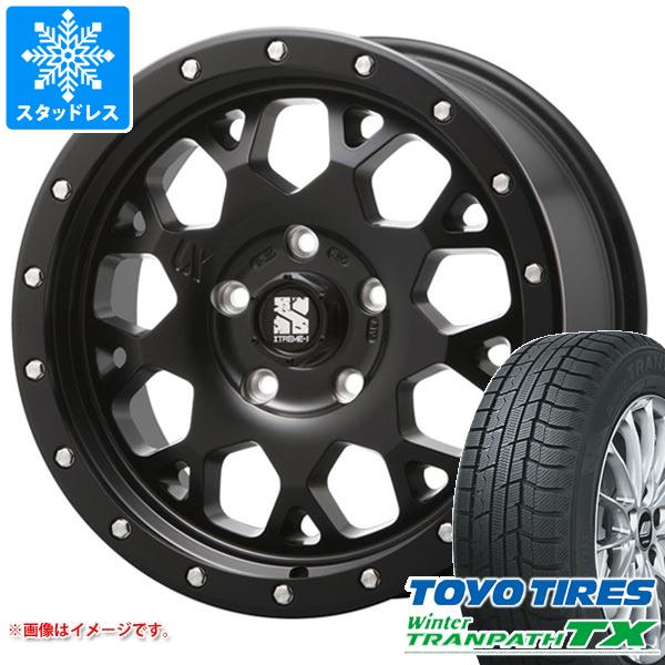 【タイヤ交換対象】スタッドレスタイヤ トーヨー ウィンタートランパス TX 215/70R16 100Q ＆ MLJ エクストリームJ XJ04 7.0-16 タイヤホイール4本セット215/70-16 TOYO Winter TRANPATH TX｜タイヤマックス