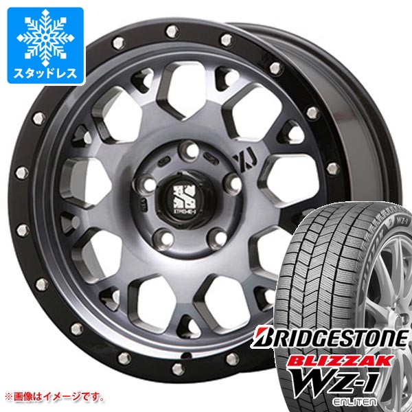 【タイヤ交換対象】スタッドレスタイヤ ブリヂストン ブリザック WZ-1 265/60R18 110Q ＆ MLJ エクストリームJ XJ04 8.0-18 タイヤホイール4本セット265/60-18 BRIDGESTONE BLIZZAK WZ-1