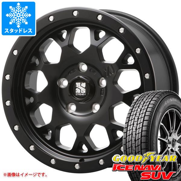【タイヤ交換対象】ジープ レネゲード BU/BV系用 スタッドレス グッドイヤー アイスナビ SUV 225/70R16 103Q MLJ エクストリームJ XJ04 タイヤホイール4本セット