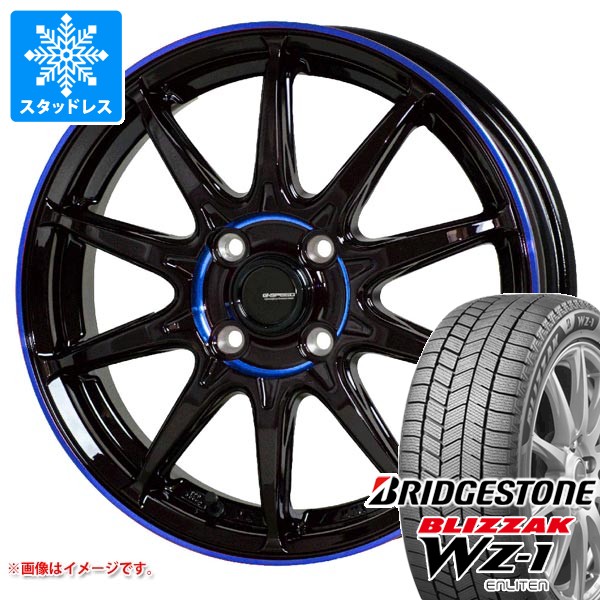 【タイヤ交換対象】スタッドレスタイヤ ブリヂストン ブリザック WZ-1 185/65R15 88Q ＆ ジースピード P-05R タイヤホイール4本セット185/65-15 BRIDGESTONE BLIZZAK WZ-1 71,335円