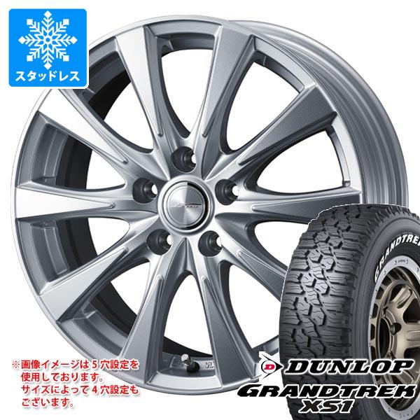 【タイヤ交換対象】スタッドレスタイヤ ダンロップ グラントレック XS1 215/70R16 100/97N ホワイトレター ＆ ジョーカー スピリッツ 6.5-16 タイヤホイール4本セット215/70-16 DUNLOP GRANDTREK XS1｜タイヤマックス