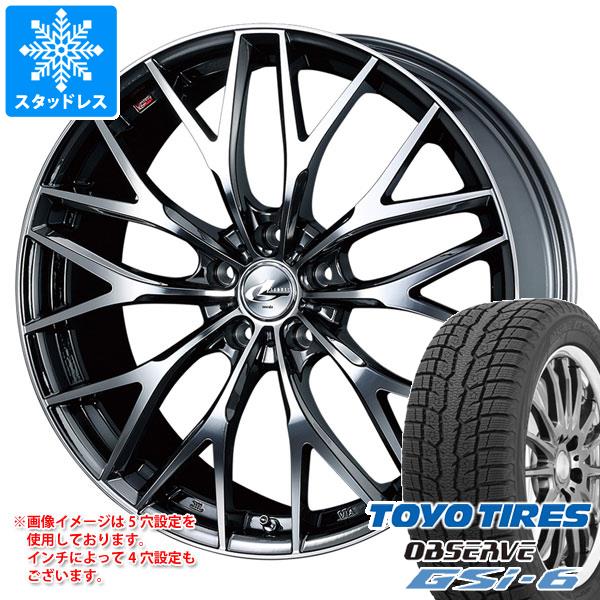 【タイヤ交換対象】スタッドレスタイヤ トーヨー オブザーブ GSi-6 225/65R17 102Q & レオニス MX 7.0-17 タイヤホイール4本セット225/65-17 TOYO OBSERVE GSi-6|タイヤマックス