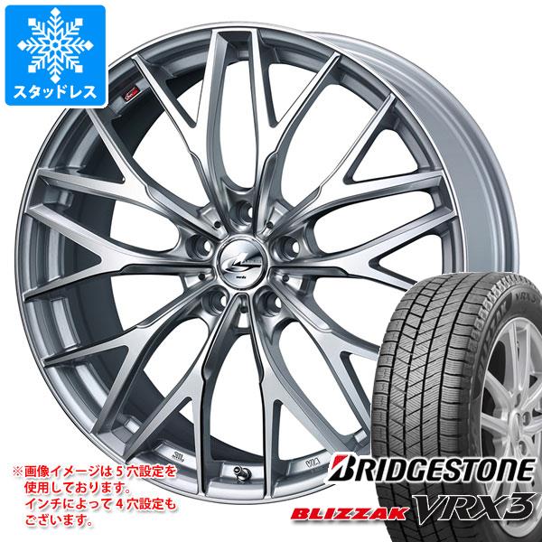 【タイヤ交換対象】クロストレック GU系用 スタッドレス ブリヂストン ブリザック VRX3 225/60R17 99Q レオニス MX タイヤホイール4本セット｜タイヤマックス