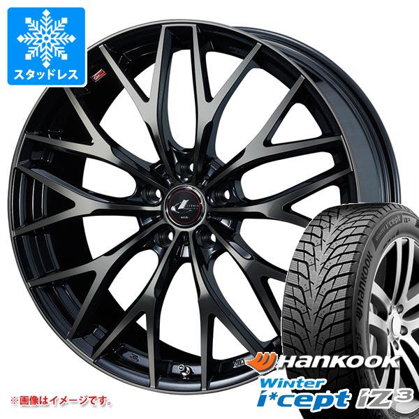 【タイヤ交換対象】スタッドレスタイヤ ハンコック ウィンターアイセプト iZ3 W636 235/50R18 97H ＆ レオニス MX 8.0-18 タイヤホイール4本セット235/50-18 HANKOOK Winter i cept iZ3 W636