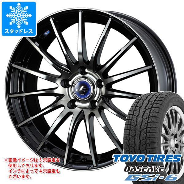 【タイヤ交換対象】スタッドレスタイヤ トーヨー オブザーブ GSi-6 225/70R16 103Q ＆ レオニス ナヴィア 05 6.5-16 タイヤホイール4本セット225/70-16 TOYO OBSERVE GSi-6｜タイヤマックス