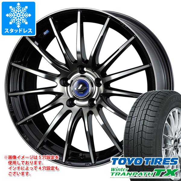 【タイヤ交換対象】スタッドレスタイヤ トーヨー ウィンタートランパス TX 215/50R18 92Q & レオニス ナヴィア 05 7.0-18 タイヤホイール4本セット215/50-18 TOYO Winter TRANPATH TX|タイヤマックス