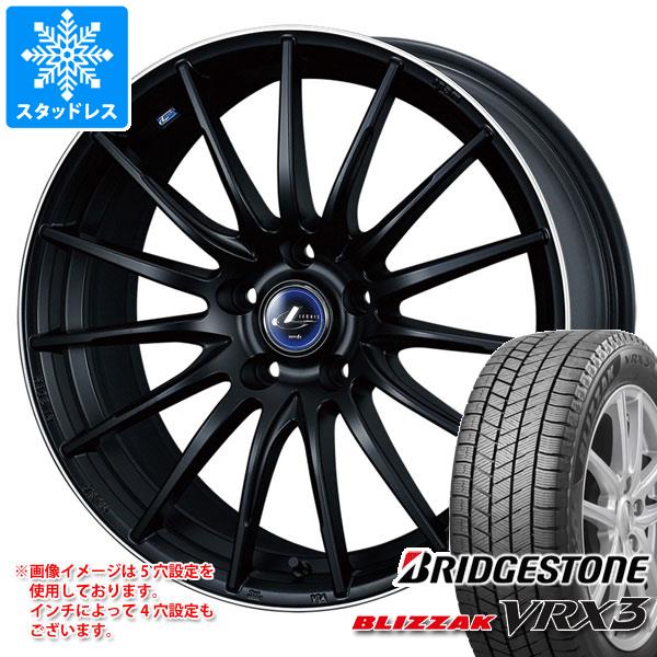 【タイヤ交換対象】クロストレック GU系用 スタッドレス ブリヂストン ブリザック VRX3 225/60R17 99Q レオニス ナヴィア 05 タイヤホイール4本セット|タイヤマックス