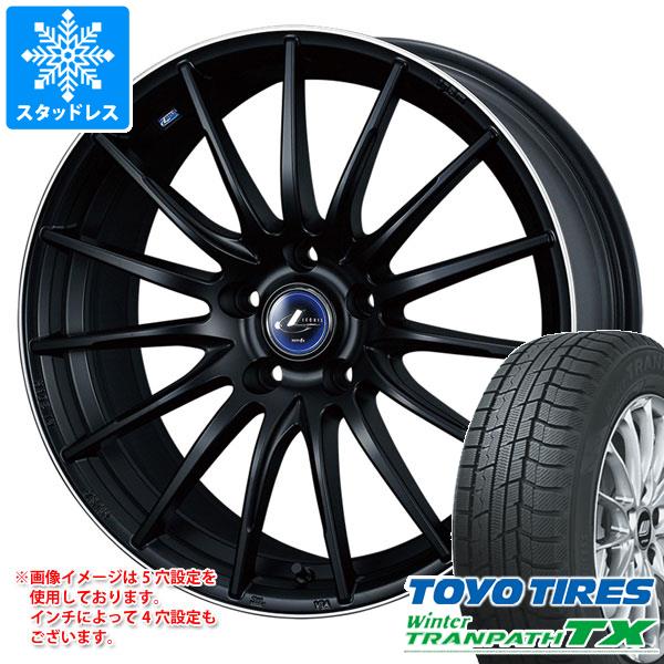 【タイヤ交換対象】スタッドレスタイヤ トーヨー ウィンタートランパス TX 215/50R18 92Q & レオニス ナヴィア 05 7.0-18 タイヤホイール4本セット215/50-18 TOYO Winter TRANPATH TX|タイヤマックス