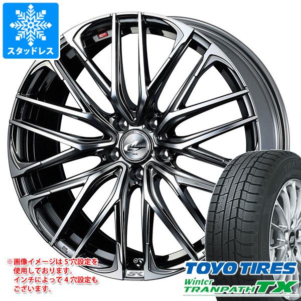 【タイヤ交換対象】スタッドレスタイヤ トーヨー ウィンタートランパス TX 215/50R17 91Q ＆ レオニス SK 7.0-17 タイヤホイール4本セット215/50-17 TOYO Winter TRANPATH TX｜タイヤマックス