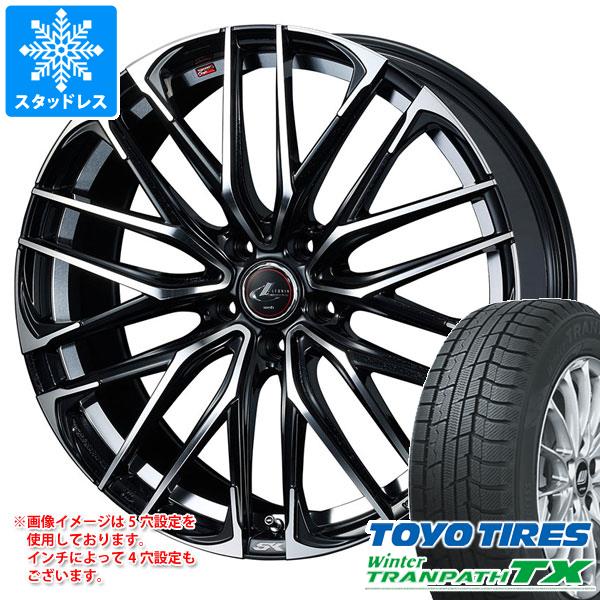 【タイヤ交換対象】スタッドレスタイヤ トーヨー ウィンタートランパス TX 185/65R15 88Q ＆ レオニス SK タイヤホイール4本セット185/65-15 TOYO Winter TRANPATH TX｜タイヤマックス