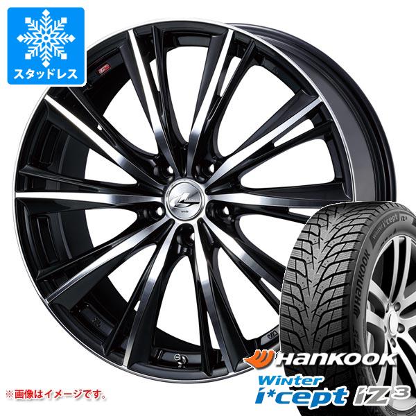 【タイヤ交換対象】スタッドレスタイヤ ハンコック ウィンターアイセプト iZ3 X for SUV W636A 225/60R18 100H ＆ レオニス WX 8.0-18 タイヤホイール4本セット225/60-18 HANKOOK Winter i cept iZ3 X for SUV W636A