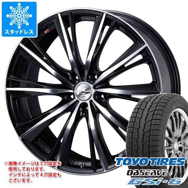 【タイヤ交換対象】スタッドレスタイヤ トーヨー オブザーブ GSi-6 225/65R17 102Q & レオニス WX 7.0-17 タイヤホイール4本セット225/65-17 TOYO OBSERVE GSi-6|タイヤマックス