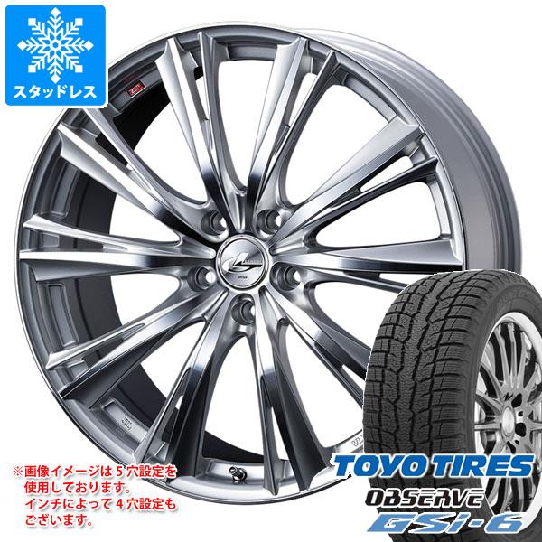 【タイヤ交換対象】スタッドレスタイヤ トーヨー オブザーブ GSi-6 225/65R17 102Q & レオニス WX 7.0-17 タイヤホイール4本セット225/65-17 TOYO OBSERVE GSi-6|タイヤマックス