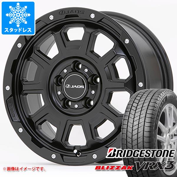 【タイヤ交換対象】デリカD:5用 スタッドレス ブリヂストン ブリザック VRX3 225/65R17 102Q ジャオス アダマス BL5 タイヤホイール4本セット|タイヤマックス