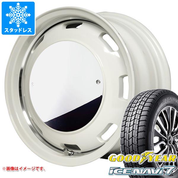 【タイヤ交換対象】ハスラー用 2026年製 スタッドレス グッドイヤー アイスナビ7 165/70R14 81Q ガルシア シスコムーン タイヤホイール4本セット｜タイヤマックス