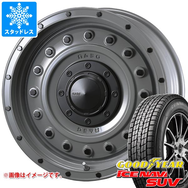【タイヤ交換対象】スタッドレスタイヤ グッドイヤー アイスナビ SUV 265/70R17 115Q ＆ クリムソン ディーン コロラド 8.0-17 タイヤホイール4本セット265/70-17 GOODYEAR ICE NAVI SUV